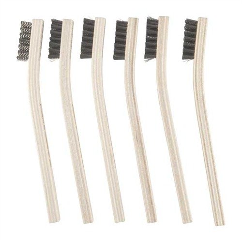 Die HEAVY-DUTY CRIMPED WIRE GUNSMITH BRUSHES sind extrem langlebig, rostfreies Stahl, perfekt zum Reinigen von Teilen und Entfernen von Schweißschlacke.