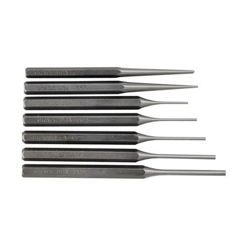 Das GRACE USA 7-teiliges Stahl-Punch-Set bietet präzise, langlebige Werkzeuge aus High Carbon Molybdenum Tool Steel, ideal für detailreiche Projekte.