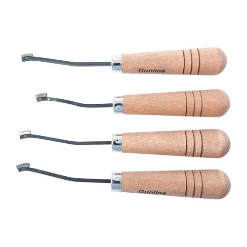 Das LEADER CHECKERING SET von GUNLINE bietet dir positive, federgeführte Köpfe für glattes Schneiden und eine lange Lebensdauer – ideal für alle Fähigkeitsstufen!