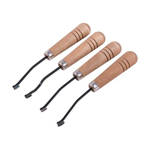 Das LEADER CHECKERING SET von GUNLINE bietet dir langlebige Werkzeuge mit positiven, federgefederten Köpfen für präzises und einfaches Arbeiten.