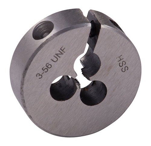 Die Brownells Wire Gauge Carbon Dies bieten präzise Außengewinde, sind aus hochwertigem Kohlenstoffstahl gefertigt und erleichtern die Entfernung gebrochener Fragmente.