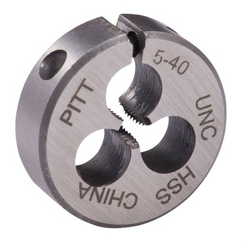 Die Brownells Wire Gauge Carbon Dies aus hochwertigem Carbonstahl bieten präzise Gewinde, hohe Haltbarkeit und einfache Fragmententfernung für deine Waffenprojekte.