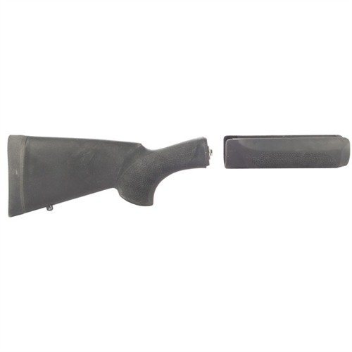 Der HOGUE OVERMOLDED Shotgun Stock & Forend Set bietet hervorragenden Grip, ist robust und langlebig, ideal für 12GA Schrotflinten und auch für kleinere Schützen.