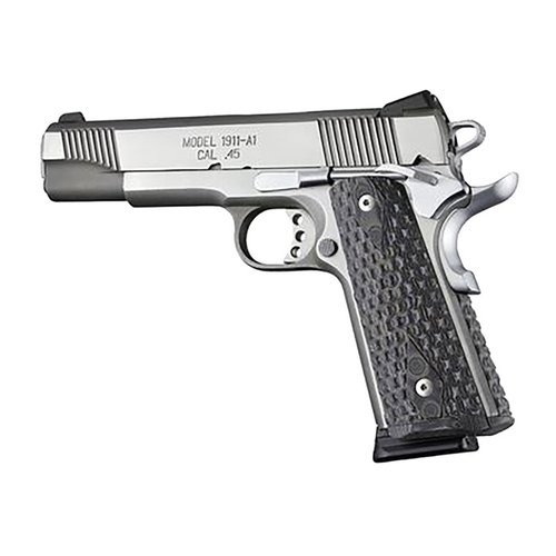 Die Hogue 1911 Government G10 Griffschalen sind passgenau für ambidextrous Safety, ohne Modifikationen. Einfach mit originalem Hardware zu montieren!