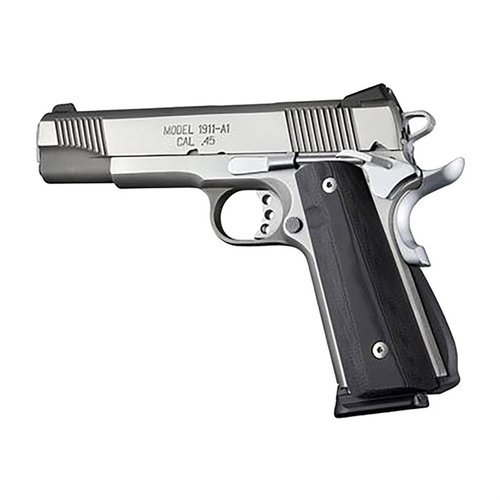 Die Hogue 1911 Government G10 Griffschalen bieten eine perfekte Passform für ambidextrous Sicherheitsmechanismen, ohne dass Modifikationen nötig sind.