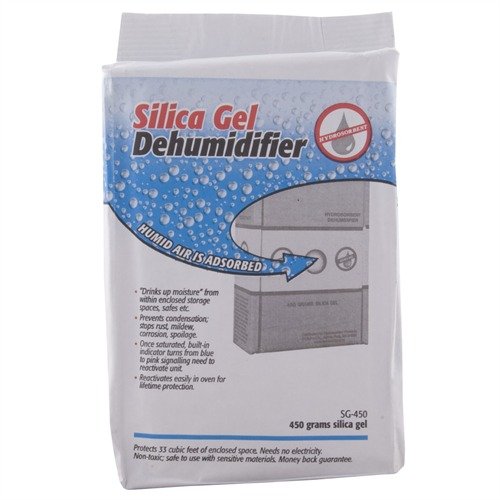 Die SILICA GEL PAKS schützen deine Waffenschränke und Werkzeugkästen vor Feuchtigkeit, Rost und Schäden – einfach reaktivierbar für lebenslangen Schutz!