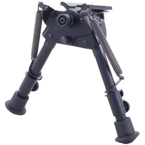 Der S-BR Bipod Sling Swivel Mount von Harris bietet optimale Stabilität und Genauigkeit für Bolt-Action-Gewehre, mit schnell verstellbaren, federbelasteten Beinen.