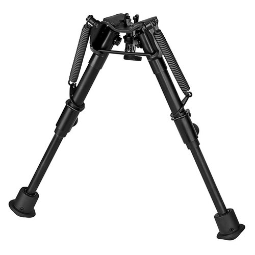 Der 1A2-BR Bipod bietet maximale Präzision mit schnell verstellbaren, federbelasteten Beinen, die parallel zum Lauf für den Transport gefaltet werden können.
