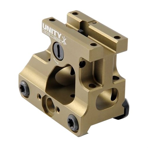 Der FAST MRO Mount von UNITY TACTICAL bietet eine schnelle Zielerfassung, eine integrierte verstellbare Kimme und ist kompatibel mit QD Auto-Lock™ für schnellen Abbau.