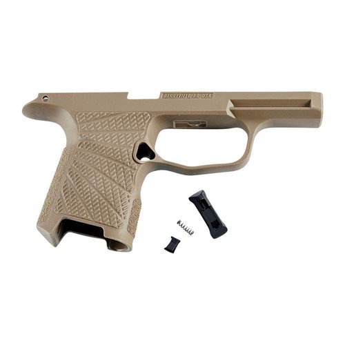 Das WCP365 Grip Modul von Wilson Combat bietet verbesserten Grip, ergonomisches Design und optimale Kontrolle für dein SIG-SAUER P365 – ideal für verdeckte Trageweise.