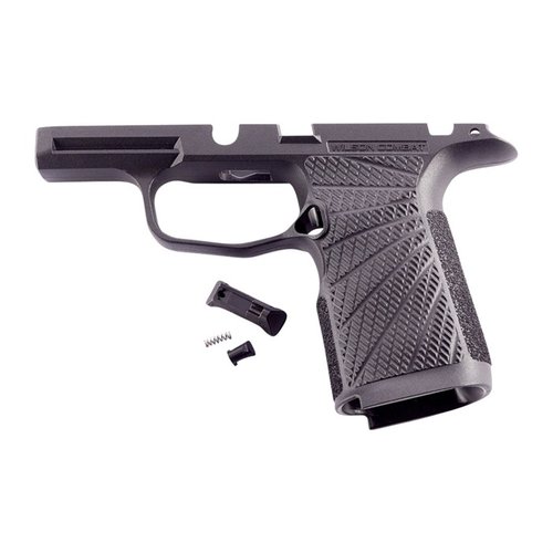 Die WILSON COMBAT P365 Grip Module verbessert die Ergonomie, Griffkontrolle und Rückstoßdämpfung für ein besseres Schießen und verdecktes Tragen.