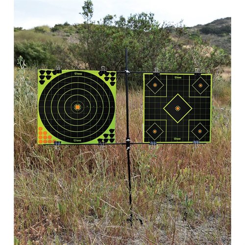 Der STEEL FRAME DOUBLE PAPER TARGET STAND bietet einen stabilen 5/16