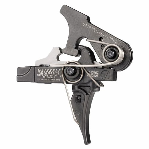 Der SSA-X 2-Stage Trigger mit Lightning Bow® bietet präzise Kontrolle, extreme Haltbarkeit durch Geissele Nanoweapon-Beschichtung und ist ideal für CQB und präzise Schüsse.