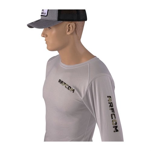Entdecke den ISLANDER LONG SLEEVE SUN SHIRT von ARFCOM mit 50 SPF Schutz, feuchtigkeitsregulierendem, antimikrobiellem und knitterfreiem Material für maximalen Komfort!
