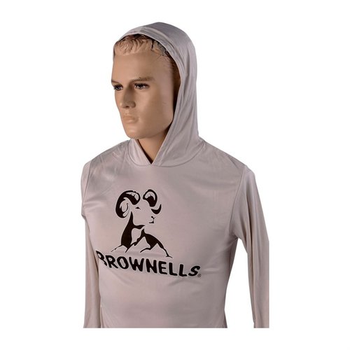 Schütze dich mit dem Brownells Bahama Hooded Sun Shirt! Es bietet 50 SPF, ist aus 100 % Mikrofasern, feuchtigkeitsregulierend und knitterfrei.