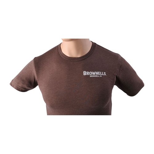 Bleib cool und bequem mit dem neuen Brownells T-Shirt! Erhältlich in den Größen XS bis 3XL und verschiedenen Farben – Brownells Stolz ist immer in Mode!