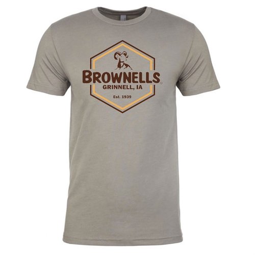 Bleib cool und bequem mit dem neuen Brownells T-Shirt! Erhältlich in XS bis 3XL und verschiedenen Farben. Brownells Stolz ist zeitlos!