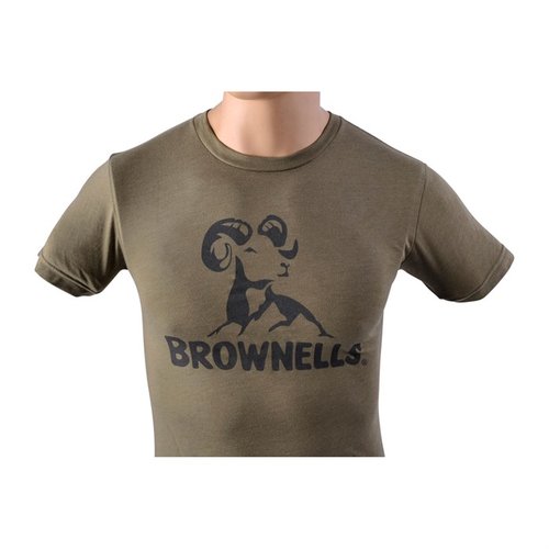 Bleib cool und bequem mit dem neuen Brownells T-Shirt! Erhältlich in Größen XS bis 3XL und verschiedenen Farben. Brownells Stolz ist immer in Mode!