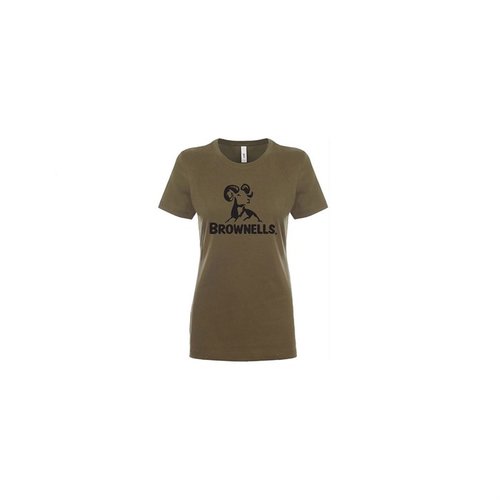 Zeige deinen Brownells Stolz mit unserem neuen Damen T-Shirt in Olive mit Brownells Logo! Erhältlich in den Größen XS bis 3XL und verschiedenen Styles.