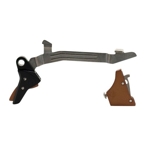 Der Timney Alpha Trigger für Glock Gen 3/4 bietet einen verbesserten Abzug mit 3 lbs, bleibt dabei aber zuverlässig und einfach zu installieren.