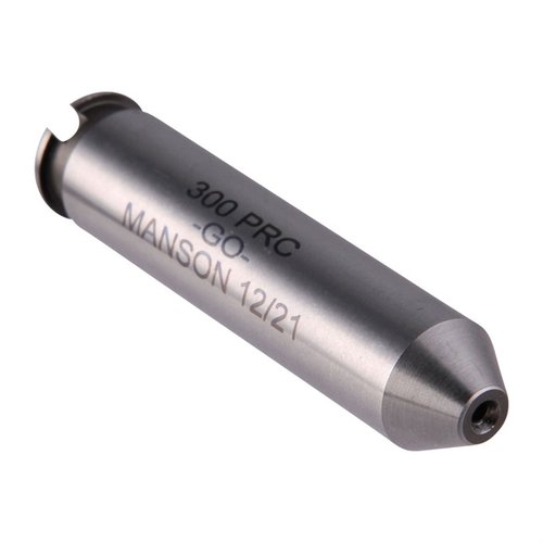 Die Manson Precision Rimless Cartridge Headspace Gauges bieten präzise Messungen, langlebige Konstruktion und eine große Auswahl an Kalibern für sichere Feuerwaffen.