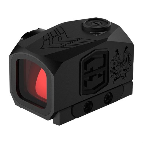 Entdecke das Kraken Red Dot Sight mit robustem 7075 Aluminium, wasserdichten Linsen und Shake 'N Wake Technologie – perfekt für jedes Abenteuer!