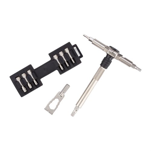 Der Fix It Sticks Compact Ratchet Locking Hex Drive mit 15 Bits und Halter bietet dir eine vielseitige, tragbare Lösung für präzise Wartungsarbeiten unterwegs.