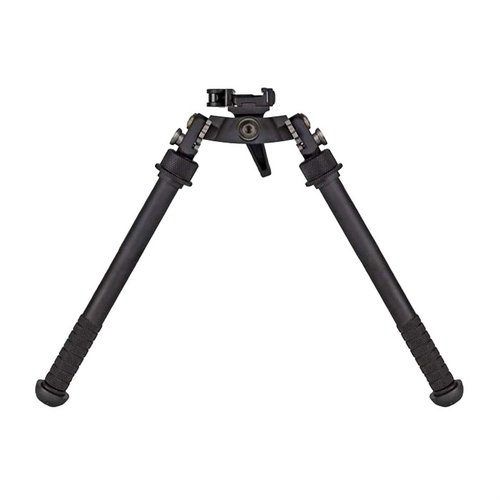 Der GEN2 CANT AND LOC (CAL) Atlas Bipod ist aus robustem 6061-T6 Aluminium gefertigt, bietet Stabilität ohne Panning und passt auf gängige Montagen.