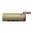 Suppressor-Schild mit U-RAC, 6" x 2", Coyote Tan, mit tanfarbener Hardware
