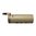 Suppressor-Schild mit U-RAC, 6" x 2", Coyote Tan, mit tanfarbener Hardware