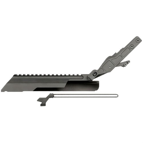 Der AK Alpha Series Railed Top Cover bietet eine präzise Rückkehr zum Nullpunkt, extrem stabile Verriegelung und ermöglicht die Nutzung der Werkskimme.