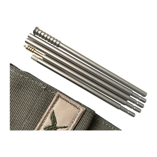 Die CSR (Compact Sectional Rods) sind kompakte, präzise gefertigte Reinigungs- und Auswurfstangen für AR15/M16, ideal für die Aufbewahrung und Nutzung im Feld.