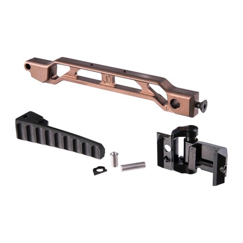 Der 8-Zoll Arm Bar mit klappbarem Buttplate und JMac 1913 Folding Mech ist leicht, modular und bietet viele Montagemöglichkeiten sowie einen integrierten QD Sling Socket.