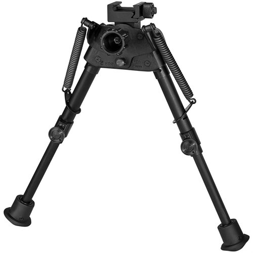 Der S-BR2P BIPOD von HARRIS ist ultraleicht, selbstnivellierend und perfekt für Picatinny Rails, ideal für präzises Schießen auf unebenem Terrain.