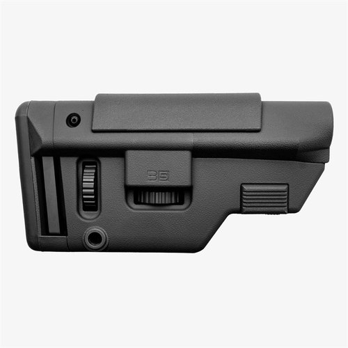 Der B5 Systems Collapsible Precision Stock bietet eine verstellbare Wangenauflage, M-LOK®-Befestigung und ist ideal für Mil-Spec Karabinerempfänger.