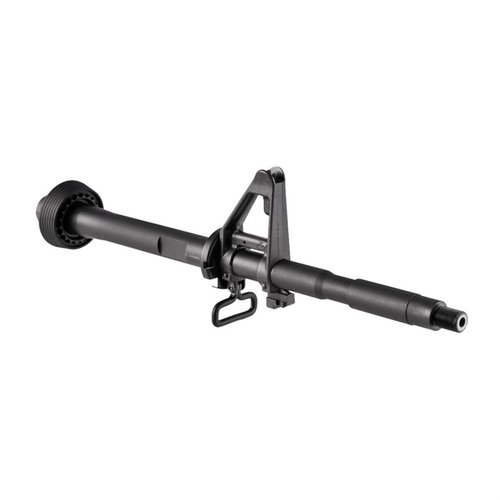 Die Brownells Government Barrel Assemblies bieten eine präzise Verarbeitung, eine hartverchromte Bohrung und sind bereit zum Einbau mit vorinstallierten Komponenten.