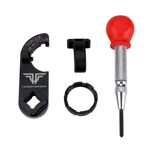 Mit dem Echo Zulu Armorer's Kit von Tango Uniform kannst du AR-Burgmuttern schneller und konsistenter sichern, dank innovativem EZ Castle Nut System.