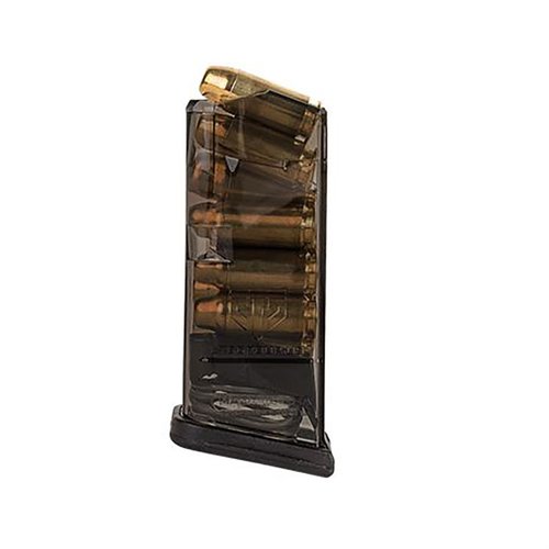 Das TRANSLUCENT MAGAZINE für Glock 22 und 27 bietet durchsichtige Sichtbarkeit, hohe Zuverlässigkeit, einfache Reinigung und extreme Haltbarkeit unter allen Bedingungen.