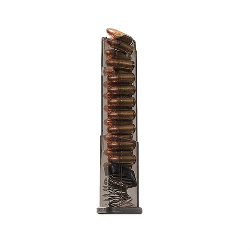 Die MAGAZINES 9MM für Glock® 43X/48 bieten extreme Schlagfestigkeit, eine transparente Bauweise zur Munitionskontrolle und eine lebenslange Garantie.