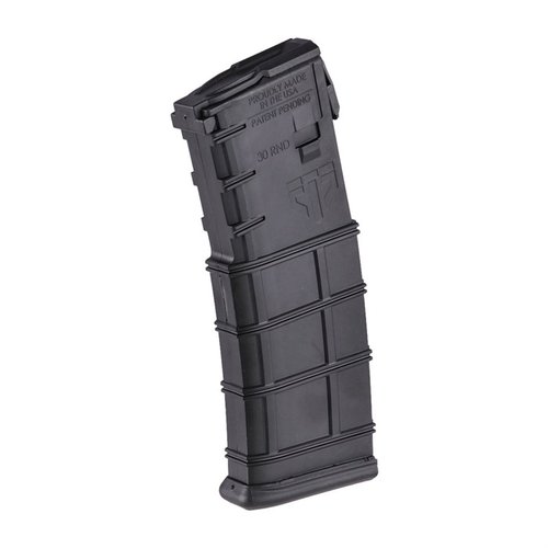 Die GEN 2 Magazine für AR-15 bieten 30 Schuss, verbesserte Feed-Lip-Geometrie, extreme Schlagfestigkeit und eine transparente Bauweise zur Munitionskontrolle.