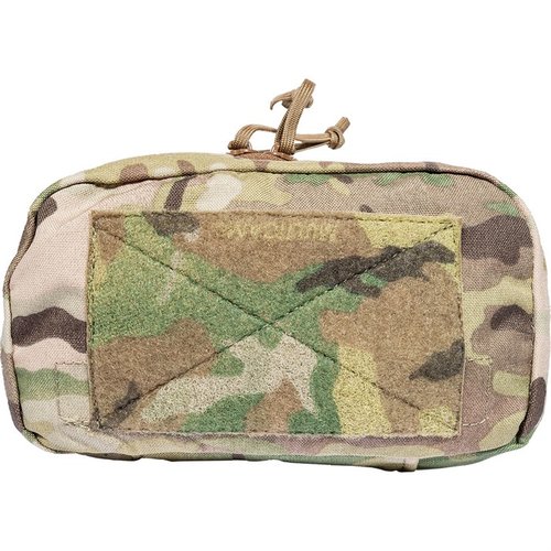 Der E&E Horizontal Pouch von Grey Ghost Gear bietet Platz für kleine Ausrüstung, hat Taschen für Signalspiegel und eine klare Fensterklappe für Karten. Ideal für deinen Einsatz!