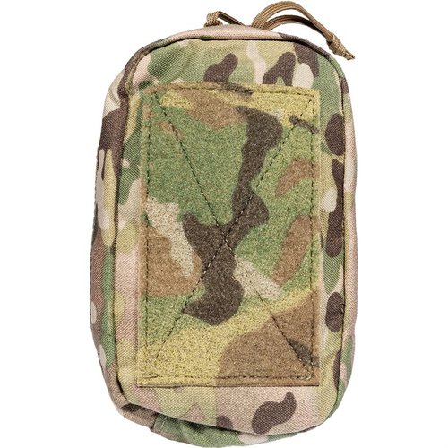 Die E&E Vertical Pouch bietet Platz für alles, was du im Notfall brauchst: 5 Innenfächer, elastische Schlaufen und eine klare Fensteröffnung für Karten.