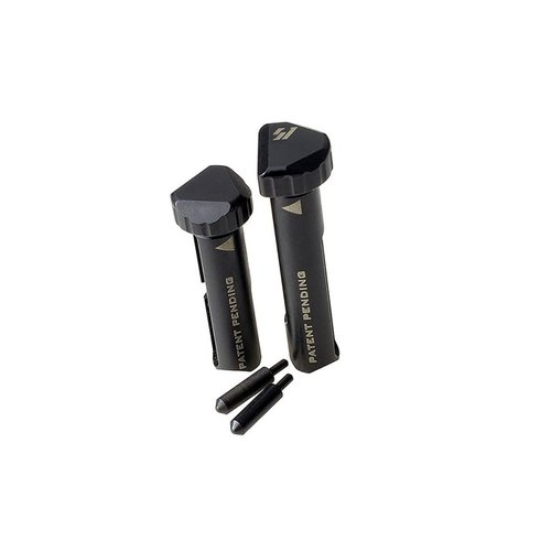 Die Strike Industries Shift Pins ermöglichen eine einfache, werkzeuglose Montage und Demontage deiner AR15, dank innovativem QD-Rotationsmechanismus und verbesserter Korrosionsbeständigkeit.