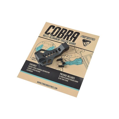 Der Cobra Billet Aluminum Trigger Guard bietet eine leichte, langlebige Konstruktion aus Flugzeug-Aluminium, eine Magazin-Hilfsfunktion und einen sicheren Fingerindex.