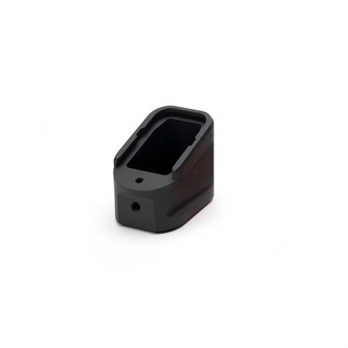 Die Strike Industries Aluminum Extended Magazine Plate für GLOCK™ G17 (9mm) bietet eine Kapazität von +5 Runden, ist aus 6061-T6 Aluminium gefertigt und hat ein Low Drag/No Snag Design.