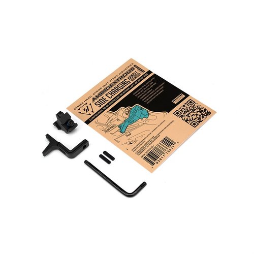 Der Strike Industries Ambidextrous Side Charging Handle für die SIG SAUER P320 ermöglicht eine einfache Installation auf beiden Seiten und ist kompatibel mit den meisten Red Dots.