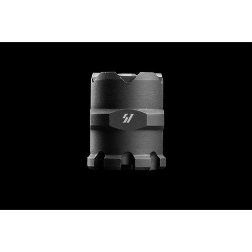 Der Strike X-Comp Thread Protector M18x1 RH schützt die Gewinde deines CZ Scorpion EVO, ist kompatibel mit SI OPPRESSOR und erleichtert die Installation von Mündungsgeräten.