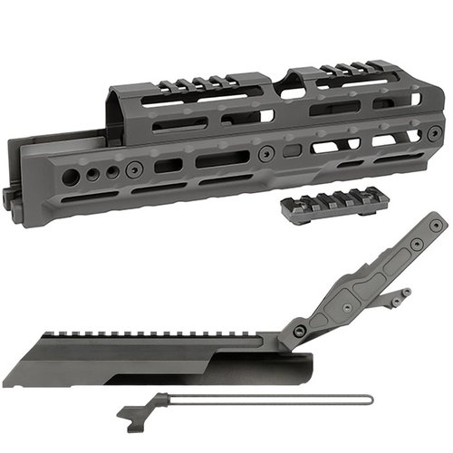 Die AK Alpha Series M-LOK Handguards bieten Flexibilität, leichte Montage ohne Modifikationen, robuste Bauweise und sind mit vielen Zubehörteilen kompatibel.
