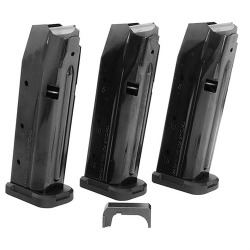 Mit dem S15 GEN3 Starter Kit erhältst du (1) Gen 3 S15 Magazin und (1) Stahl-Mag Release für Glock 43X/48, für verbesserte Zuverlässigkeit und Leistung.