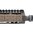 Schienenabdeckungen Typ 2 Half‑Slot M-LOK Polymer FDE, 6er-Pack